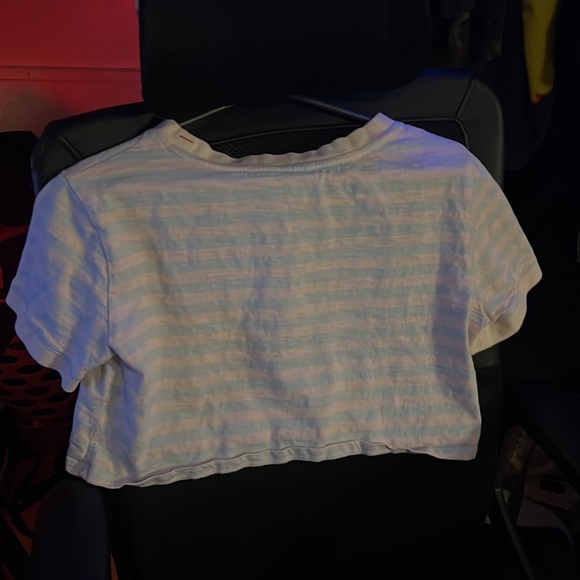 ASAP Rocky X Guess collection women’s pink and blue medium crop top - Picture 2 of 2